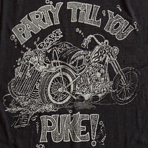 VINTAGE HARLEY PARTY PAPER THIN TEE