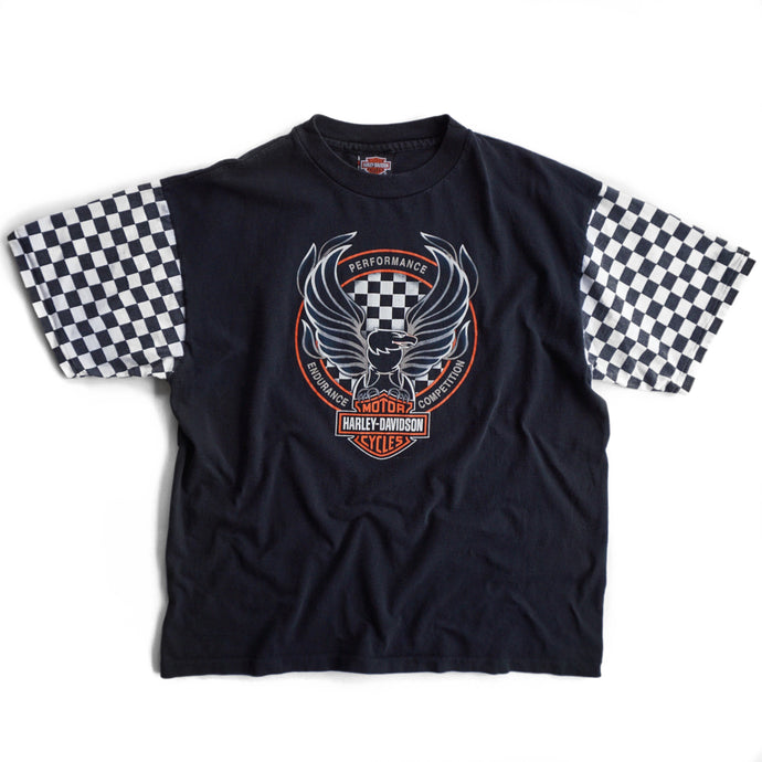 VINTAGE CHECKERED HARLEY TEE