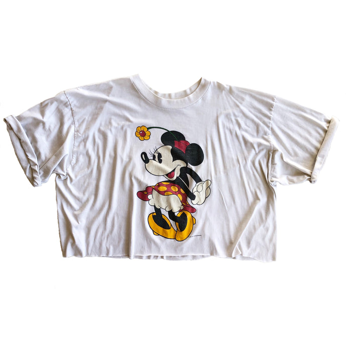 VINTAGE 80'S MINNIE CROP TEE