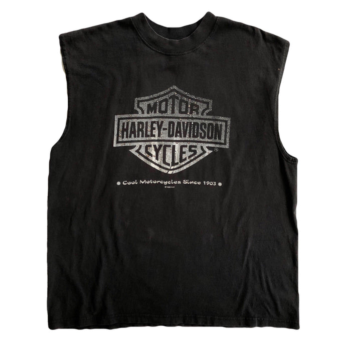 VINTAGE 90'S HARLEY LOGO MUSCLE TANK