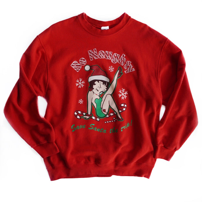 VINTAGE BETTY BOOP NAUGHTY CREWNECK