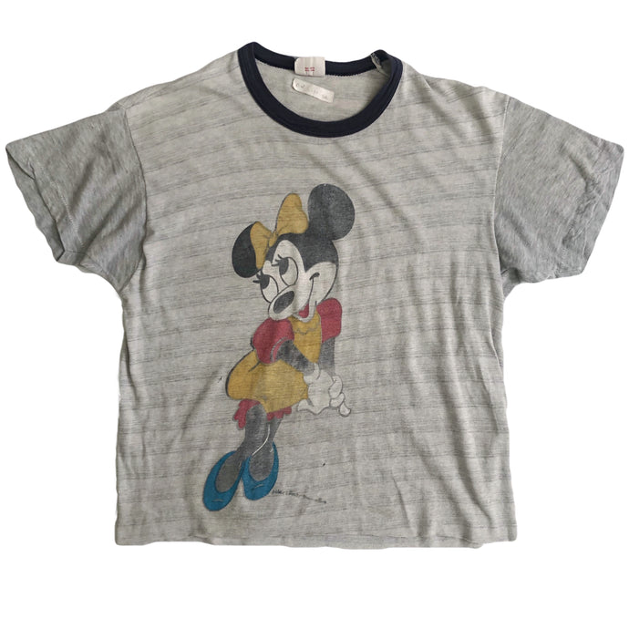 VINTAGE 70'S MINNIE MOUSE RINGER TEE