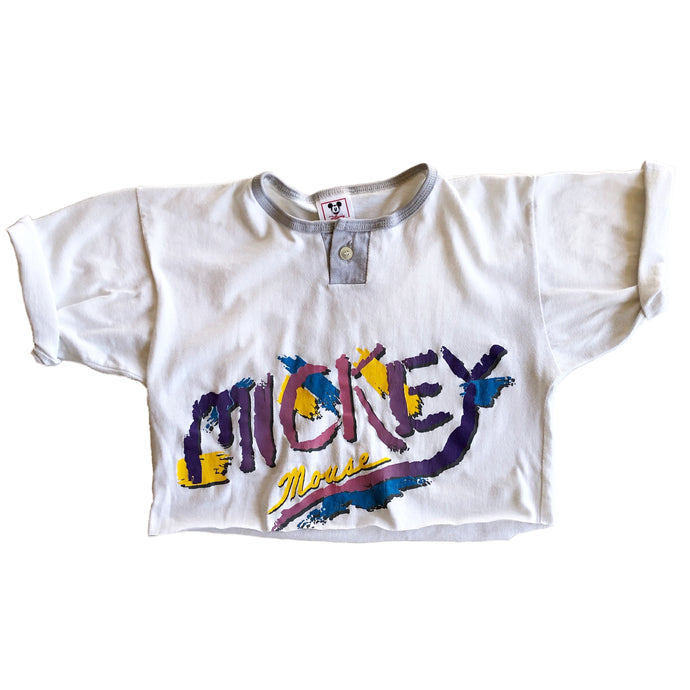 VINTAGE 80'S MICKEY CROP TEE