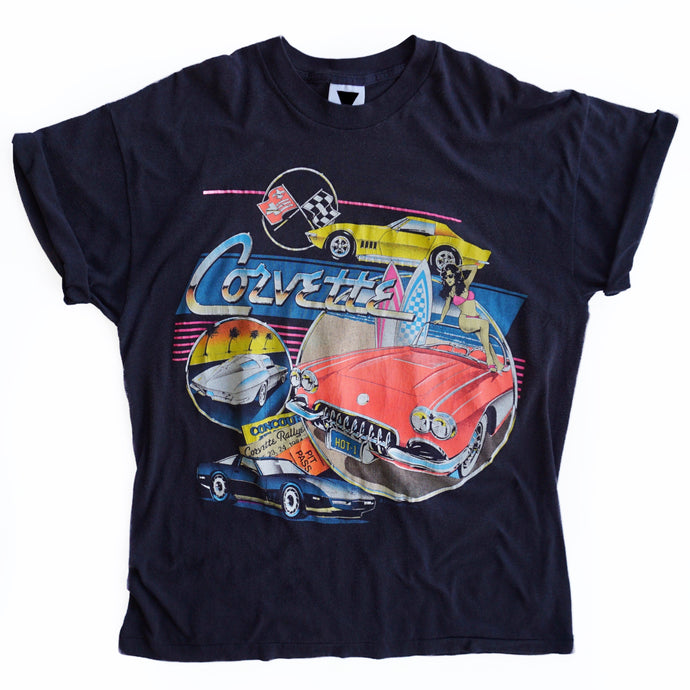 VINTAGE BEACH BABE CORVETTE TEE