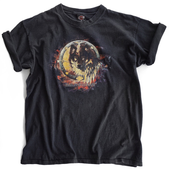 VINTAGE 90'S HARLEY WOLF TEE