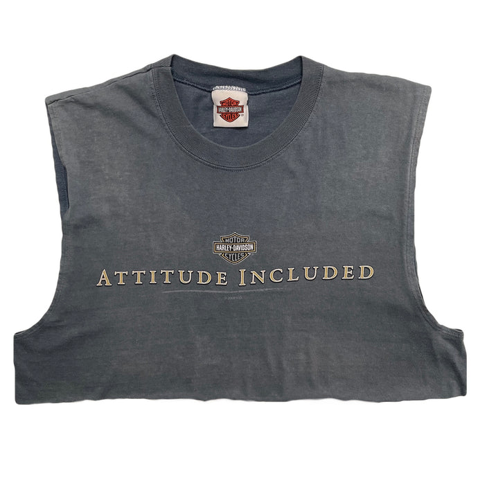 VINTAGE HARLEY ATTITUDE CROP TANK